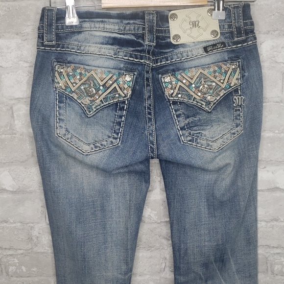 Miss Me Denim - Miss Me Distressed Boot Cut Jeans
